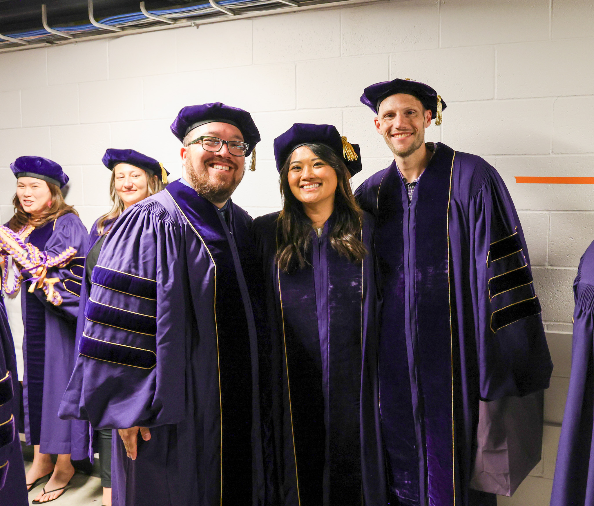 group of students smiling